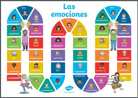 Las emociones juego de tablero para niños Libros y materiales