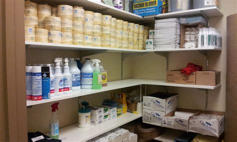 What our Janitorial Closet Look Like | Closet storage, Closet ...