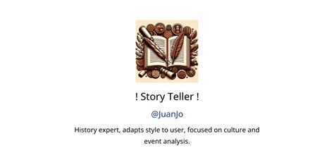 Story Teller GPTs Features And Functions Examples And Prompts