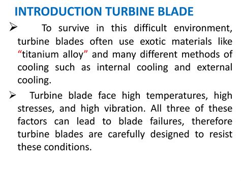 MODELING AND ANALYSIS OF TURBINE BLADE Pptx