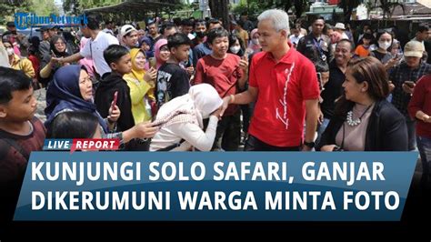 RAMAI PENUH WARGA Kunjungi Solo Safari Ganjar Dikerumuni Warga