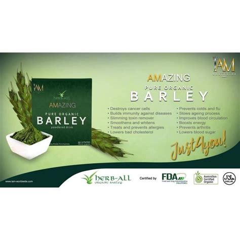 Amazing Pure Organic Barley Powdered Drink Lazada Ph