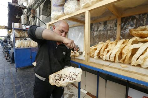 In Damascus Crispy Pastry Sweetens Frugal Ramadan