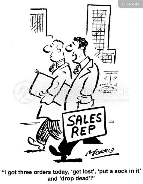 Sales Representative Cartoons and Comics - funny pictures from CartoonStock