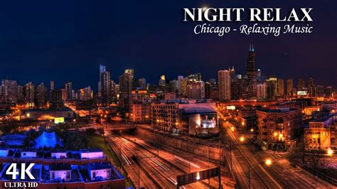 Chicago Night Relax Relaxing Smooth Jazz Music Tender Piano Jazz