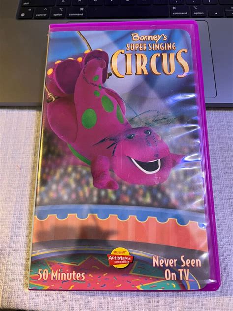 Barney Super Singing Circus Vhs 2000 Clam Shell 45986020734 Ebay