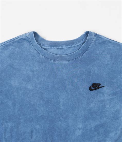 Nike Washed Club T Shirt Stone Blue Always In Colour