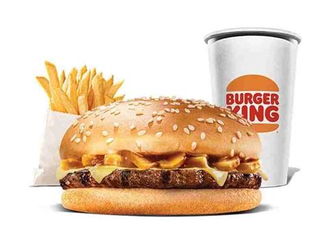 Mushroom Swiss King Meal Burger King Pinoy Cupid Ts