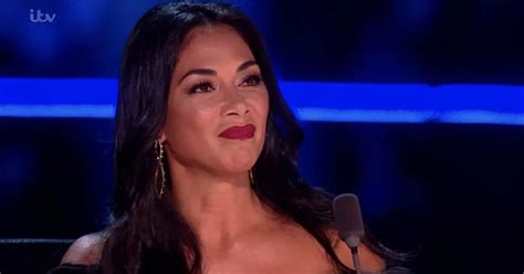 Nicole Scherzinger Distracts X Factor The Band Viewers In Boob Baring Dress Daily Star