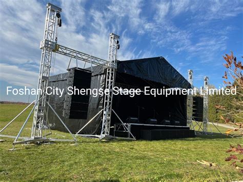 Aluminum Roof Stage Trusses Display For Outdoor Events China Stage