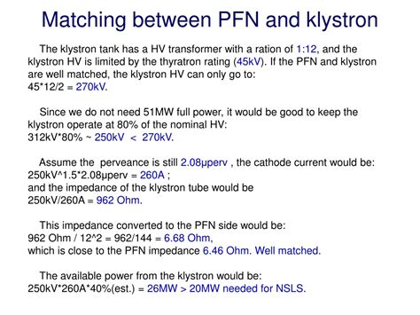 Ppt Sdl Ultrafast Electron Diffraction Klystron Modulator Powerpoint