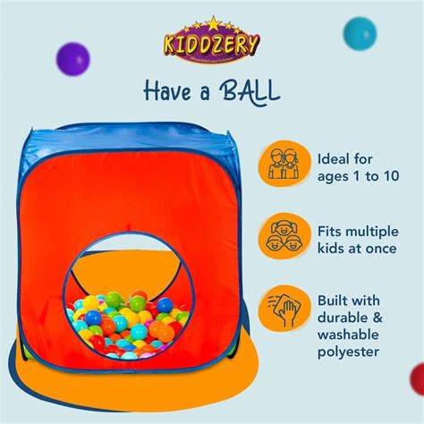 Kiddey tunnel and ball pit play tent | 3pc pop up toddler gym tunnels ...