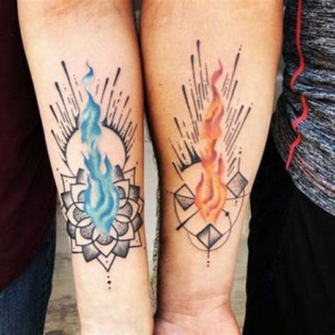 Twin Flames Tattoos Symbols Of Love On Your Skin By Puretwinflames