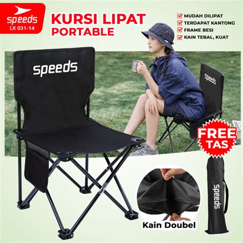 SPEEDS Kursi Lipat Portable Kursi Camping Kursi Gunung Kursi Sauna