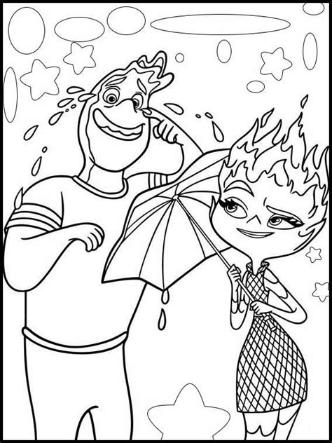 Printable Coloring Pages Elemental