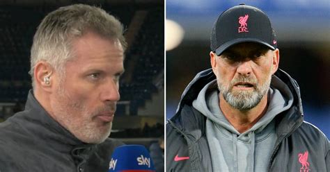 Jamie Carragher Points Finger At Jurgen Klopp After Liverpool S Bore Draw With Chelsea Mirror