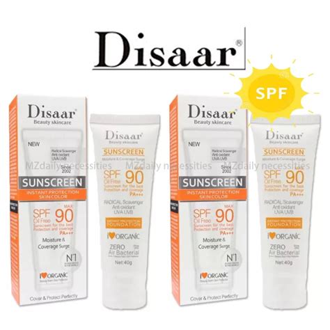 Buy 1 Take 1 Disaar Facial Sunscreen Cream Spf 90 Pa Moisturizing Skin Protect Sunblock 40g