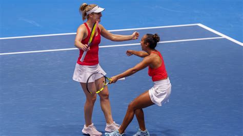 Coupe Billie Jean King Fernandez Et Dabrowski Envoient Le Canada En