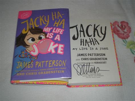 Jacky Ha Ha My Life Is A Joke Signed By Patterson James