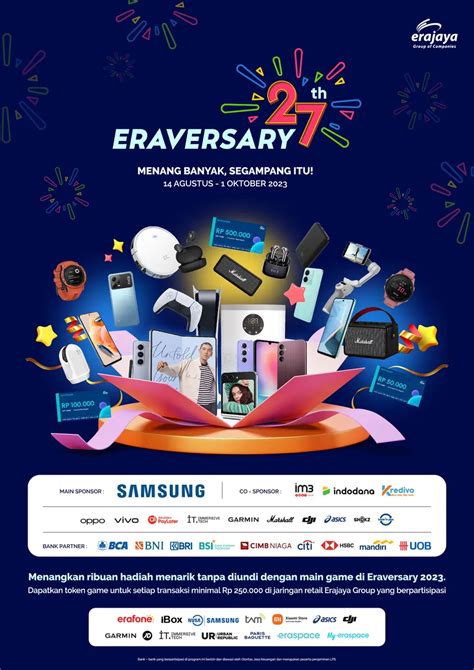 Erajaya Gelar Eraversary 2023 Banyak Promo Dan Hadiah Menarik Total