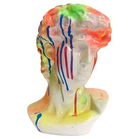 Buy Design By Pepper Multicolored David Head Statue Classic Greek