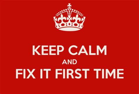 The Importance Of First Time Fix Rate Middlesex Consulting