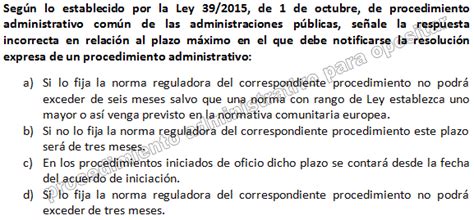 Procedimiento Administrativo Para Opositar Pregunta C A De