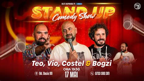 Bilete Stand Up Comedy Cu Teo Vio Costel Bogzi La Club Mai