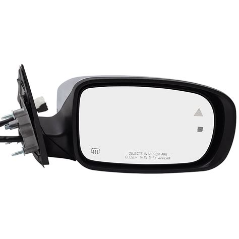 Passenger Power Side View Mirror Chrome Heated For Chrysler 11 19 300