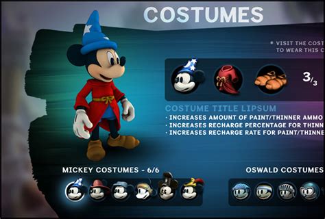 Epic Mickey 2 The Power Of Two Game Ui Behance