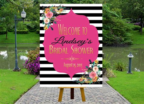 Printable Welcome Bridal Shower Poster Welcome Poster Rustic Etsy