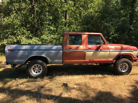 1979 Ford F250 Crew Cab 4x4 For Sale Photos Technical Specifications Description