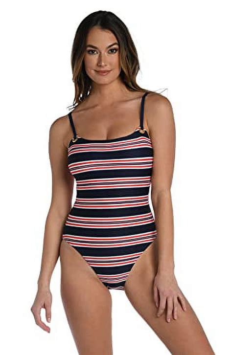 La Blanca Women S Standard Lingerie Mio One Piece Swimsuit Indigo