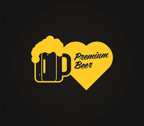 Premium Vector Logo Of Premium Beer