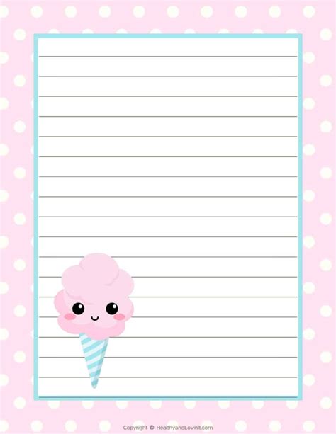 Lined Paper Printable Pretty Artofit