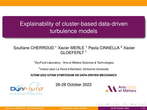 PDF Explainability Of Cluster Based Data Driven Turbulence Models