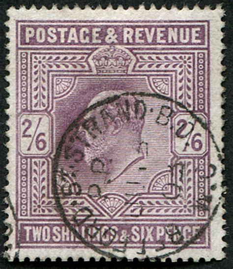 D Sg Slate Purple Vfu Neat Stra Embassy Philatelists