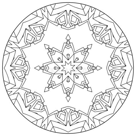 patterned circle  coloring stock illustration illustration