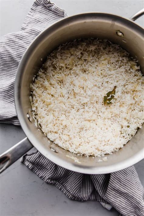 Basmati Rice Pilaf (How to Cook Basmati Rice) - A Beautiful Plate