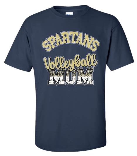 Ccs Spartans Volleyball Mom Tee Boysandbolts