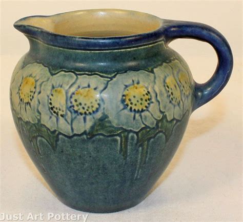 Newcomb College Pottery 1910 Floral Pitcher Irvine From Just Art