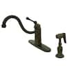 Kingston Brass Victorian Single Handle Standard Kitchen Faucet With