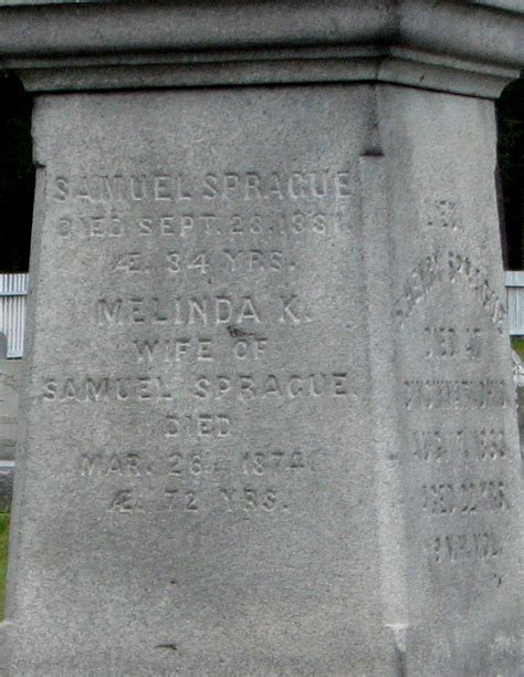 Melinda Kingman Sprague 1801 1874 Homenaje De Find A Grave