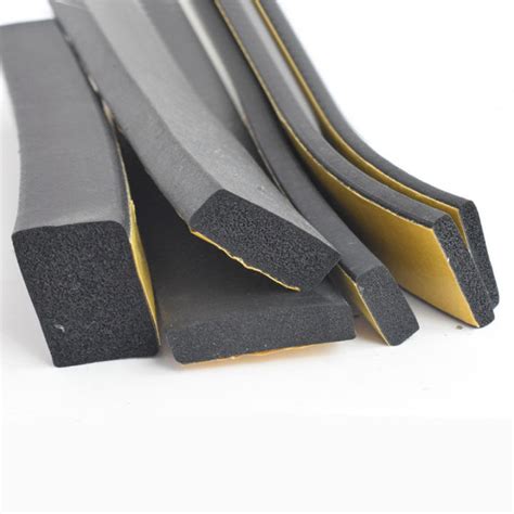 Rubber Self Adhesive Sponge Seal Strip Width10 30mm Thick 2 20mm Single