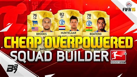 Fifa Cheap Overpowered Bundesliga Squad Builder Youtube