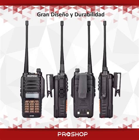 Nuevo Handy Baofeng Uv R W Sumergible Bibanda Uhf Vhf Ip En Venta