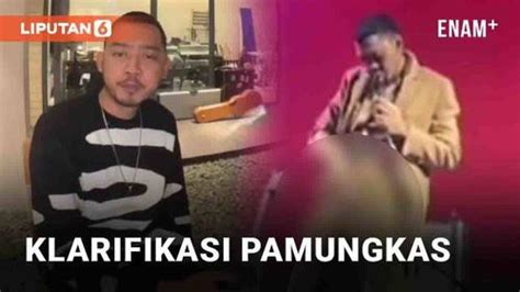 Video Klarifikasi Pamungkas Usai Aksi Gesek Hp Penonton Ke Alat Vital