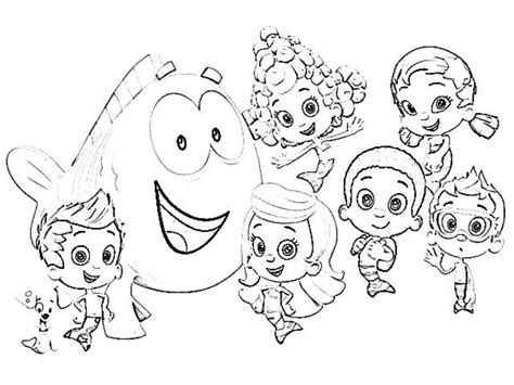 Bubble Guppies Printable Coloring Pages At Getdrawings Free Download