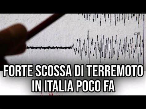 2 secondi fa Un forte terremoto colpisce l Italia Questa sera lunedì