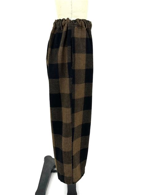 Ichi Antiquities Wool Check Pants Mercy Vintage